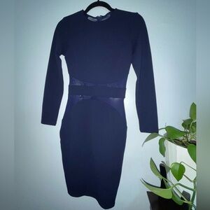 Windsor Navy Blue Bodycon Dress